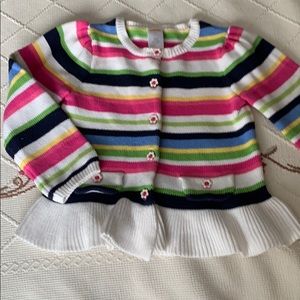 Striped Gymboree sweater. Size 5t